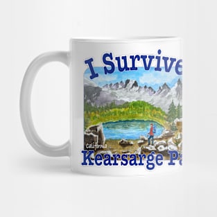 I Survived Kearsarge Pass, California Mug